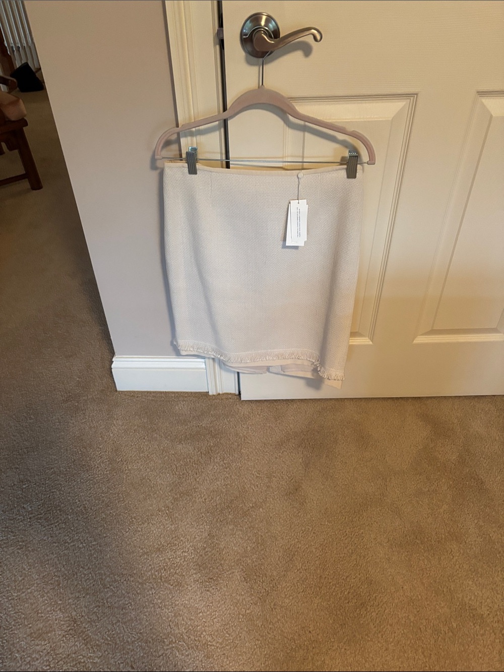 Tory Burch cream skirt